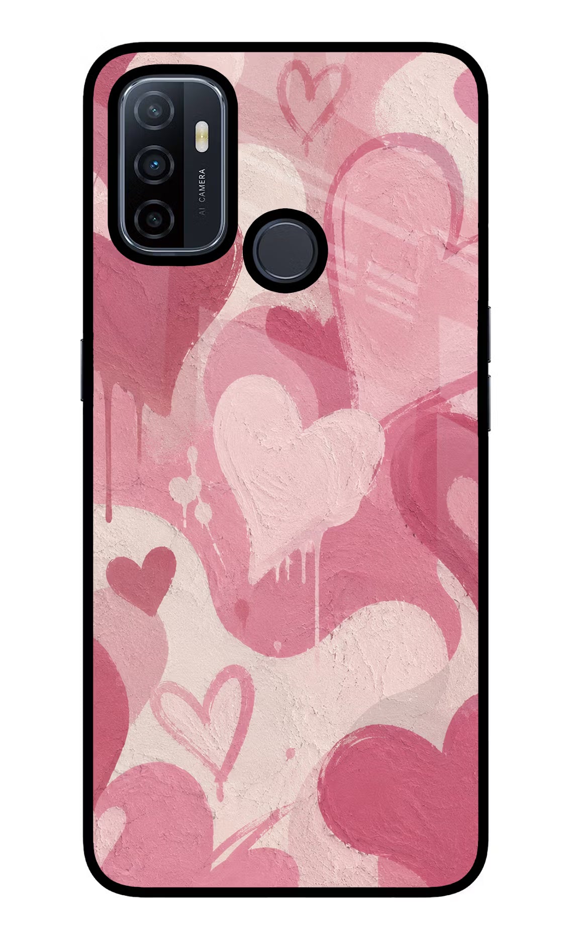 Hearty case Oppo A53 2020 Glass Case