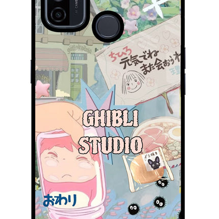 Studio Ghibli Oppo A53 2020 Glass Case Back Cover by Casekaro