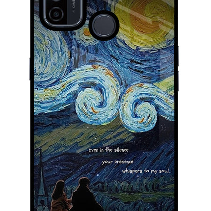 Softcore Oppo A53 2020 Glass Case Back Cover by Casekaro