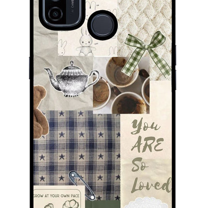 Cookie Oppo A53 2020 Glass Case Back Cover by Casekaro