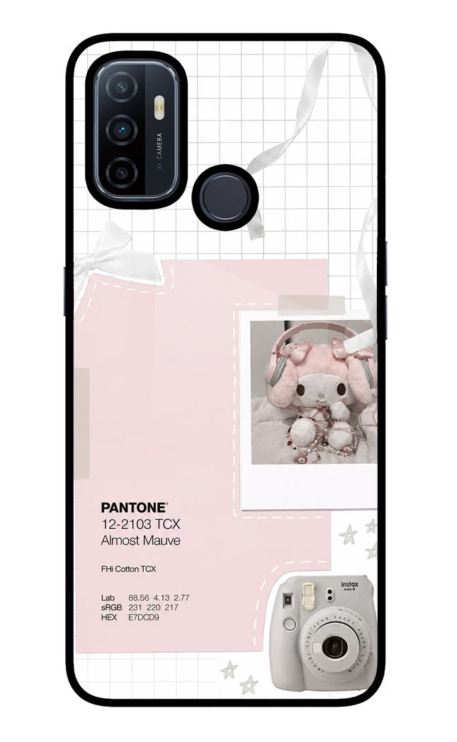 Pantone Asthetic Oppo A53 2020 Glass Case Back Cover by Casekaro