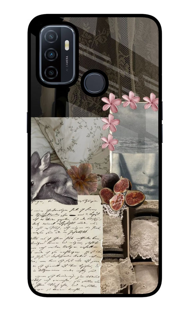 Midnight Sky Oppo A53 2020 Glass Case Back Cover by Casekaro