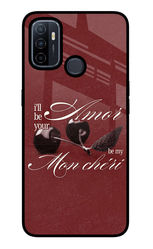 Velvet Cherry Oppo A53 2020 Glass Case Back Cover by Casekaro