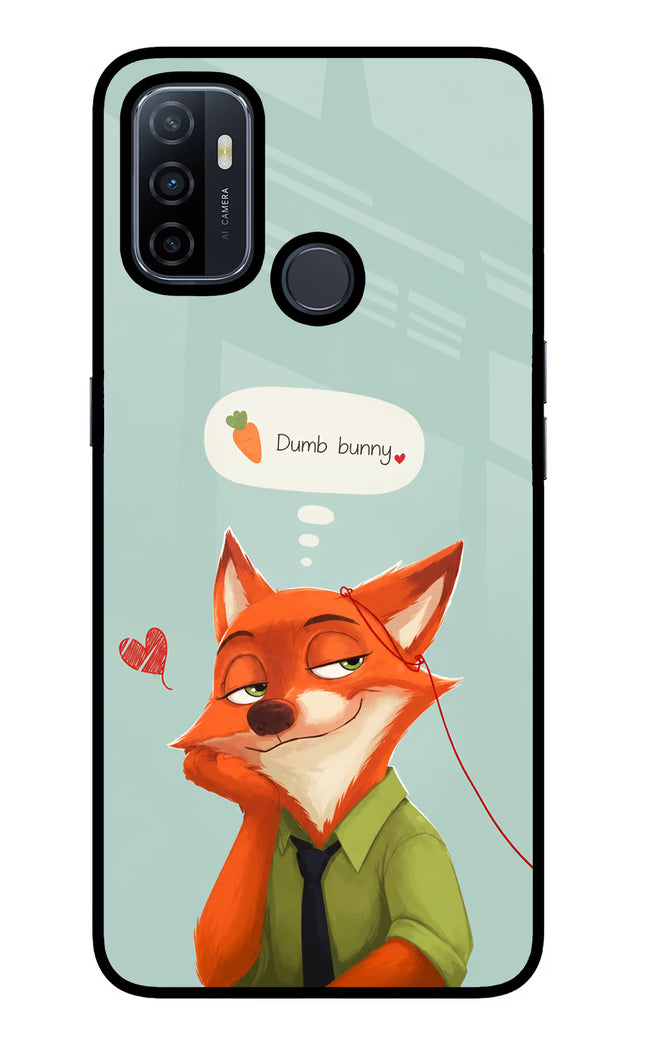 Nick Charm Oppo A53 2020 Glass Case Back Cover by Casekaro