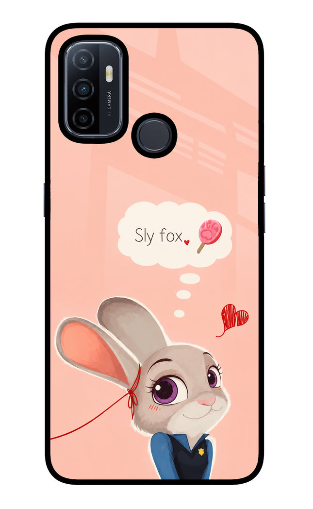 Judy Charm Oppo A53 2020 Glass Case Back Cover by Casekaro