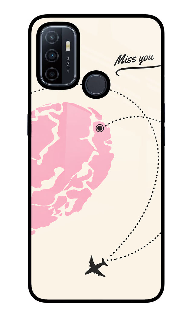 Miss Orbit Oppo A53 2020 Glass Case Back Cover by Casekaro