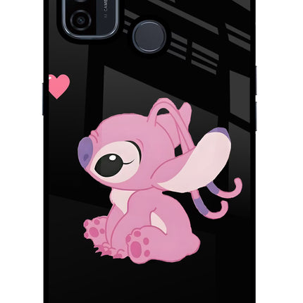 Angel Crush Oppo A53 2020 Glass Case Back Cover by Casekaro
