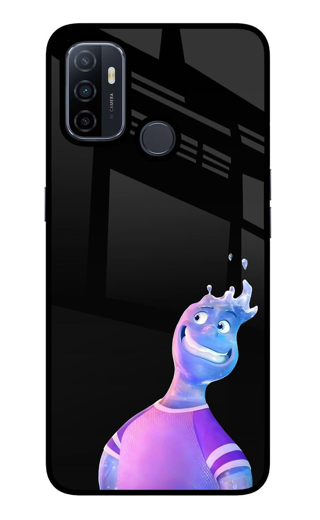 Wade Wave Oppo A53 2020 Glass Case Back Cover by Casekaro