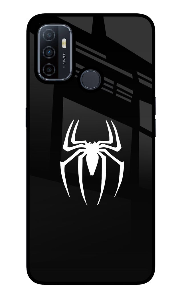 Miles Symbol Oppo A53 2020 Glass Case Back Cover by Casekaro