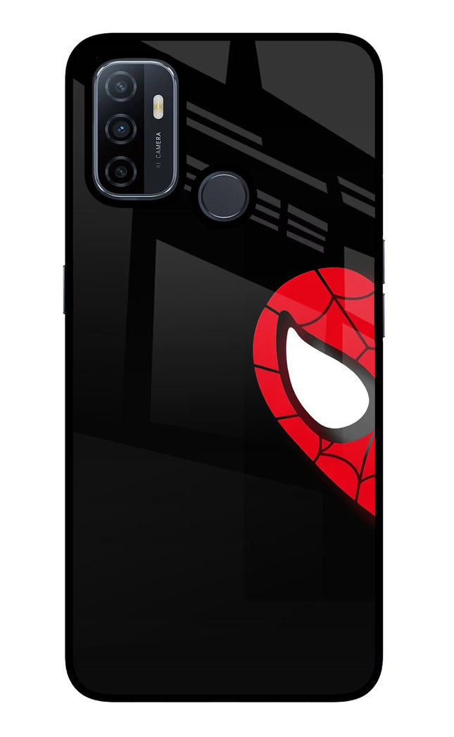 Peter Mask Oppo A53 2020 Glass Case Back Cover by Casekaro