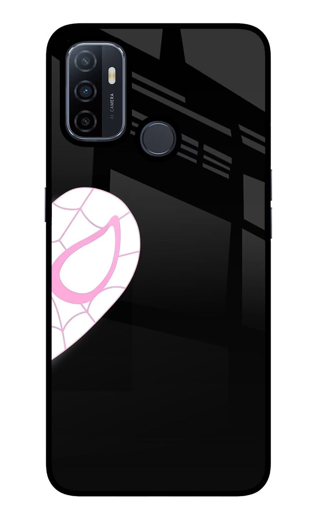 Gwen Mask Oppo A53 2020 Glass Case Back Cover by Casekaro