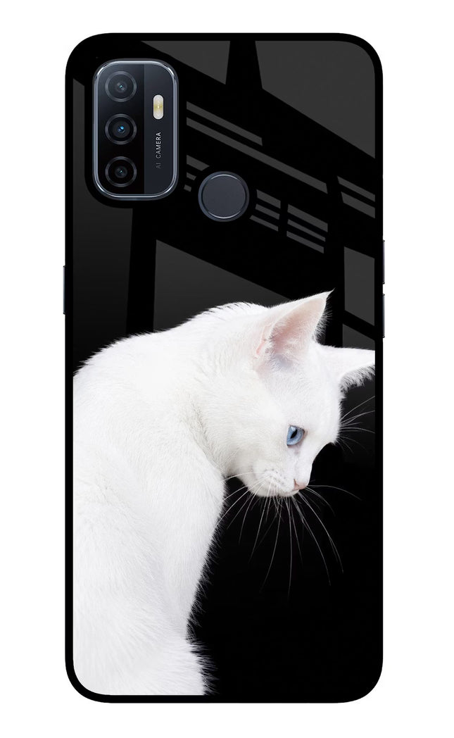 Snow Gaze Oppo A53 2020 Glass Case Back Cover by Casekaro
