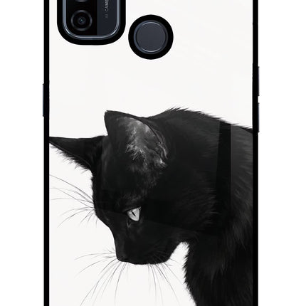 Shadow Gaze Oppo A53 2020 Glass Case Back Cover by Casekaro