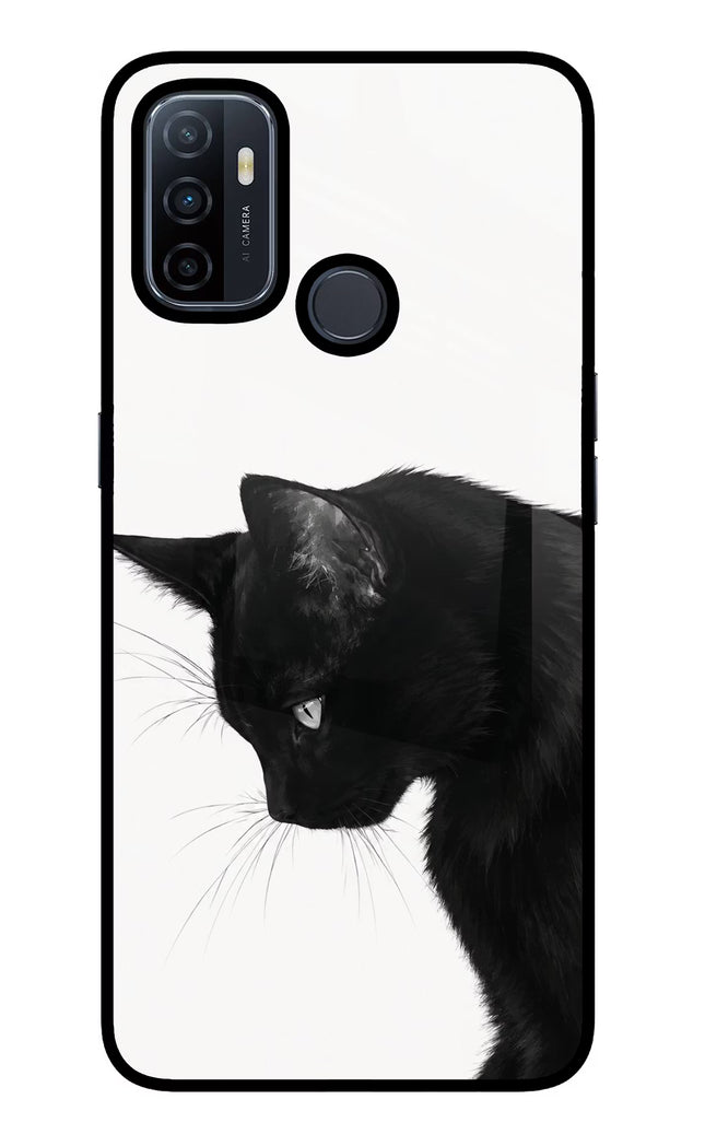 Shadow Gaze Oppo A53 2020 Glass Case Back Cover by Casekaro