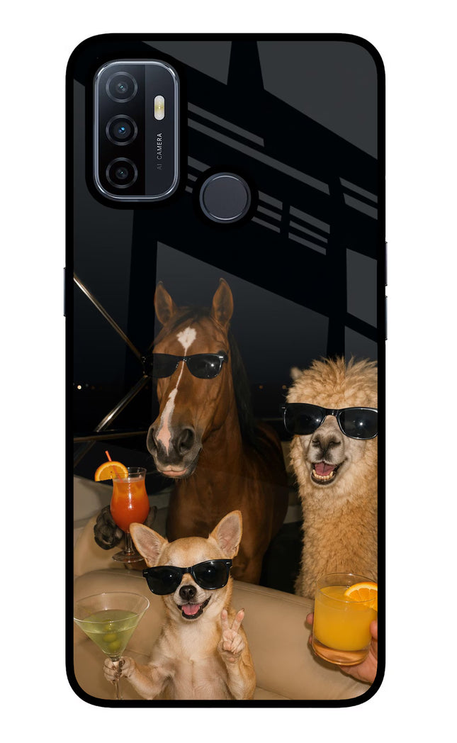 Party Squad Oppo A53 2020 Glass Case
