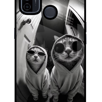 Hood Cats Oppo A53 2020 Glass Case