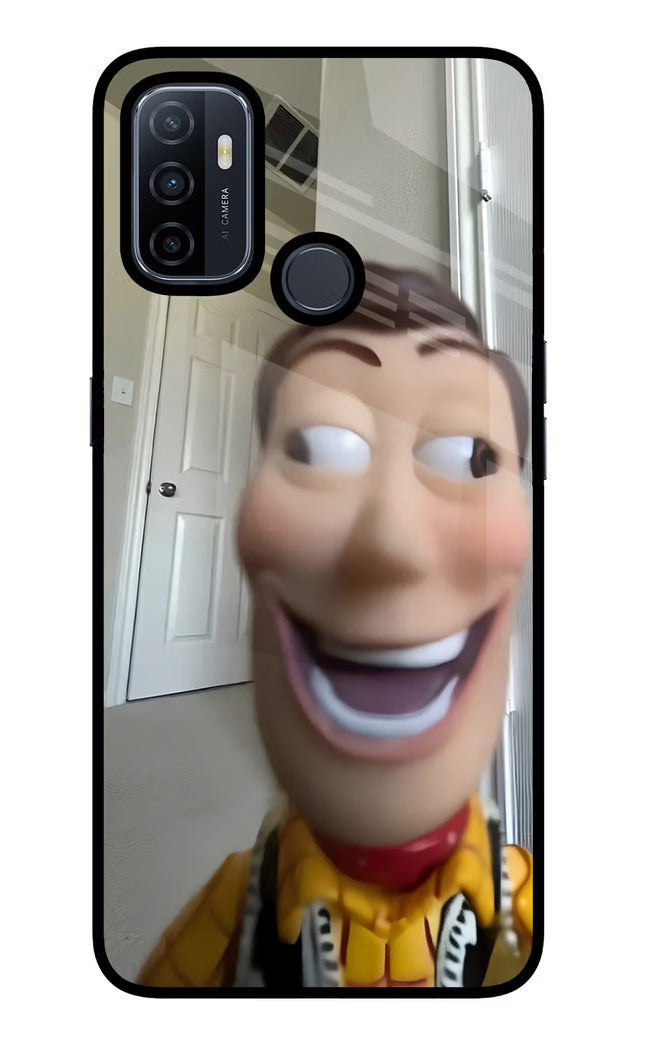 Side Eye Woody Oppo A53 2020 Glass Case
