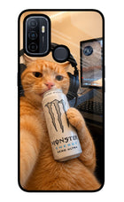 Gamer Cat Energy Oppo A53 2020 Glass Case