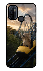 Rollercoaster Dog Oppo A53 2020 Glass Case