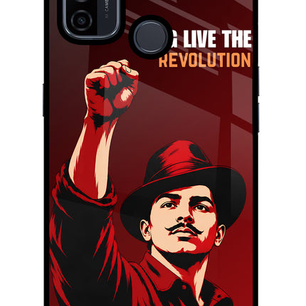 Bhagat Singh Revolution Oppo A53 2020 Glass Case
