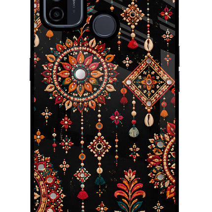 Boho Noir Oppo A53 2020 Glass Case