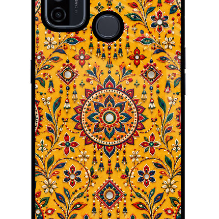 Sunlit Aura Oppo A53 2020 Glass Case