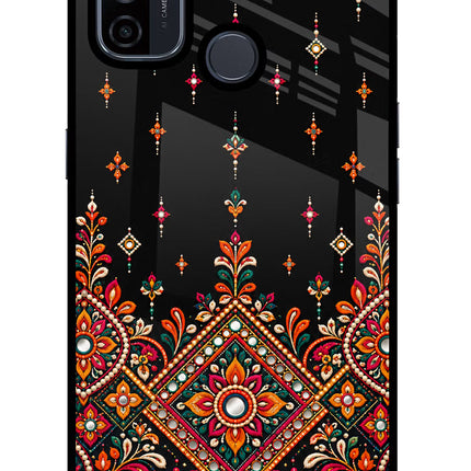 Noir Mehfil Oppo A53 2020 Glass Case