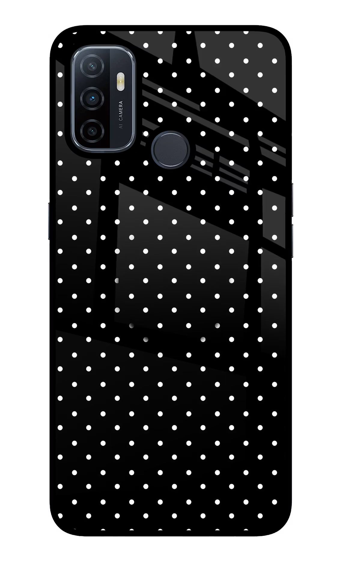 White Dots Oppo A53 2020 Pop Case by Casekaro