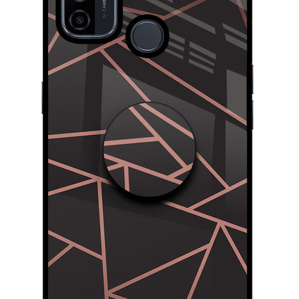 Geometric Pattern Oppo A53 2020 Pop Case by Casekaro