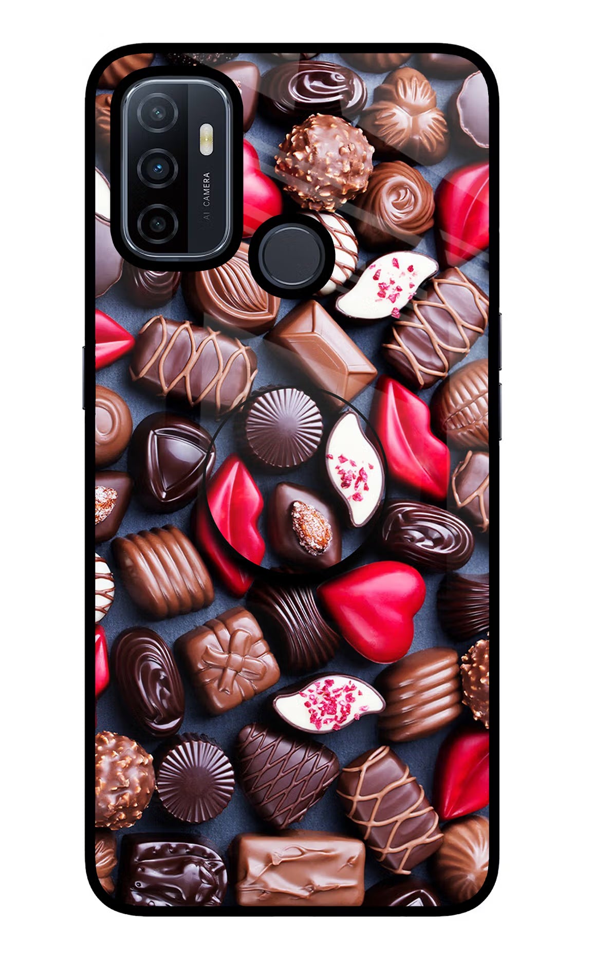 Chocolates Oppo A53 2020 Pop Case by Casekaro