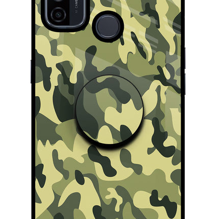 Camouflage Oppo A53 2020 Pop Case by Casekaro