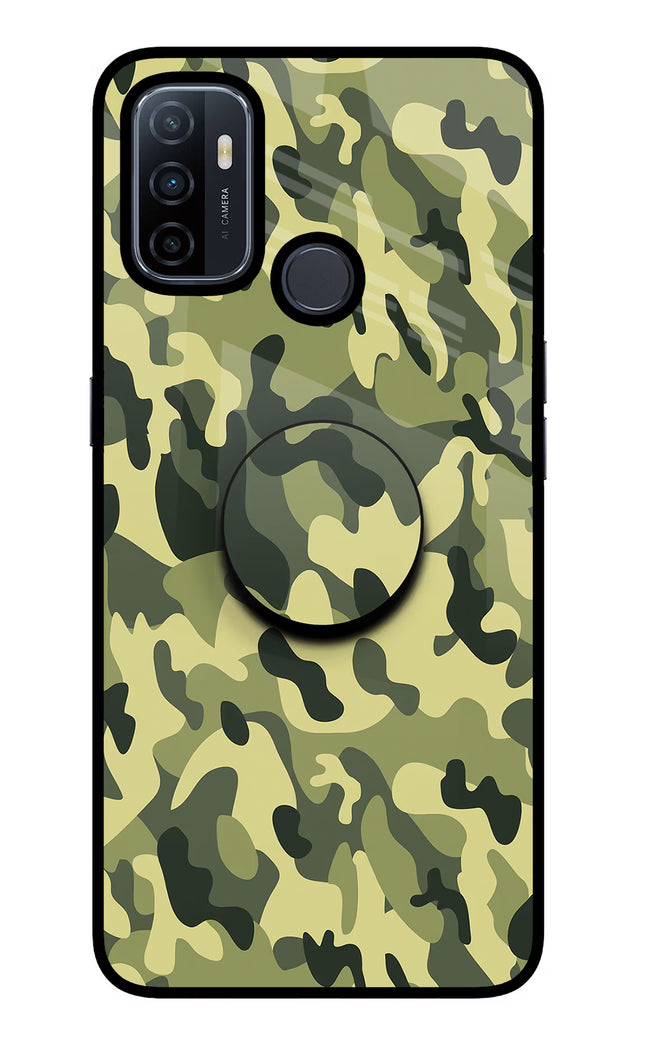 Camouflage Oppo A53 2020 Pop Case by Casekaro