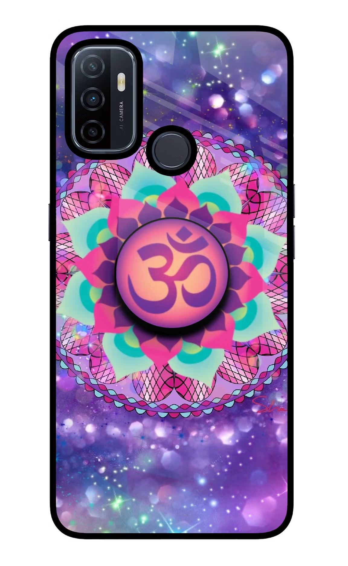 Om Purple Oppo A53 2020 Pop Case by Casekaro