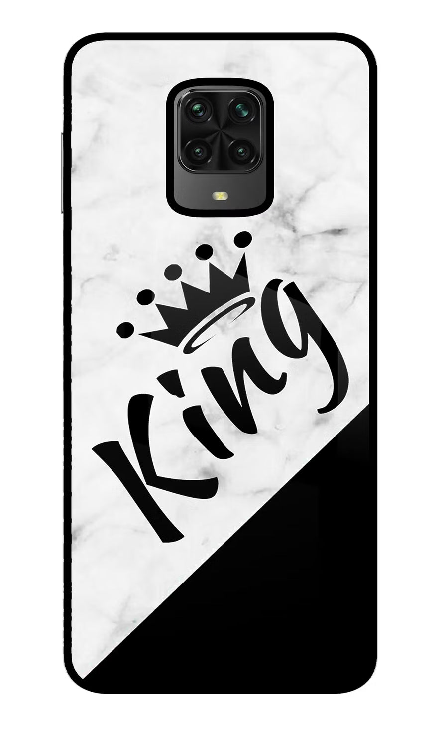King Poco M2 Pro Back Cover, Metal case