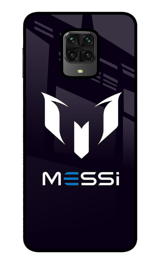 Messi Logo Poco M2 Pro Glass Case