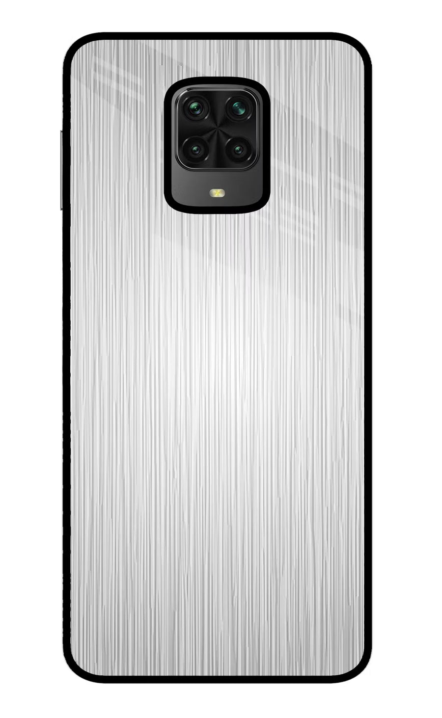 Wooden Grey Texture Poco M2 Pro Back Cover, Metal case