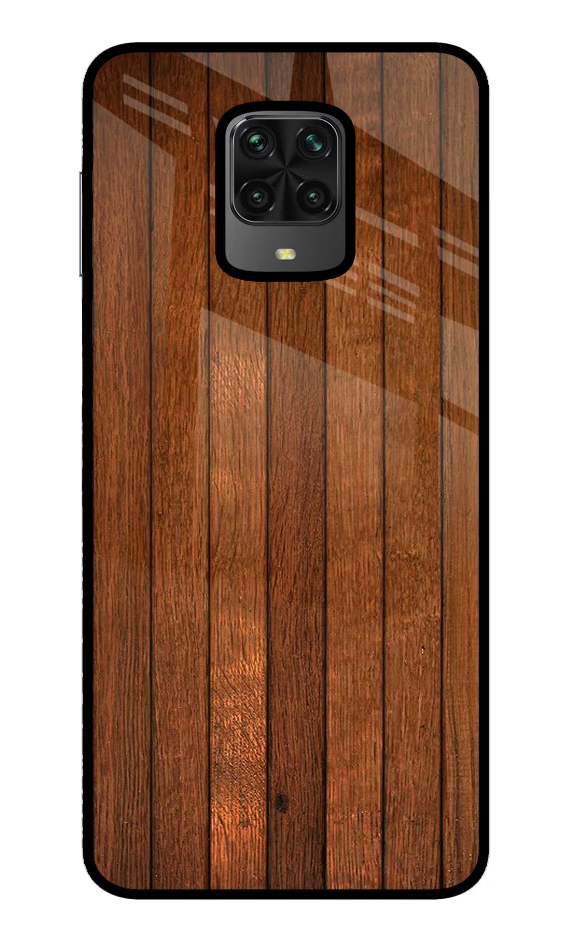 Wooden Artwork Bands Poco M2 Pro Glass Case
