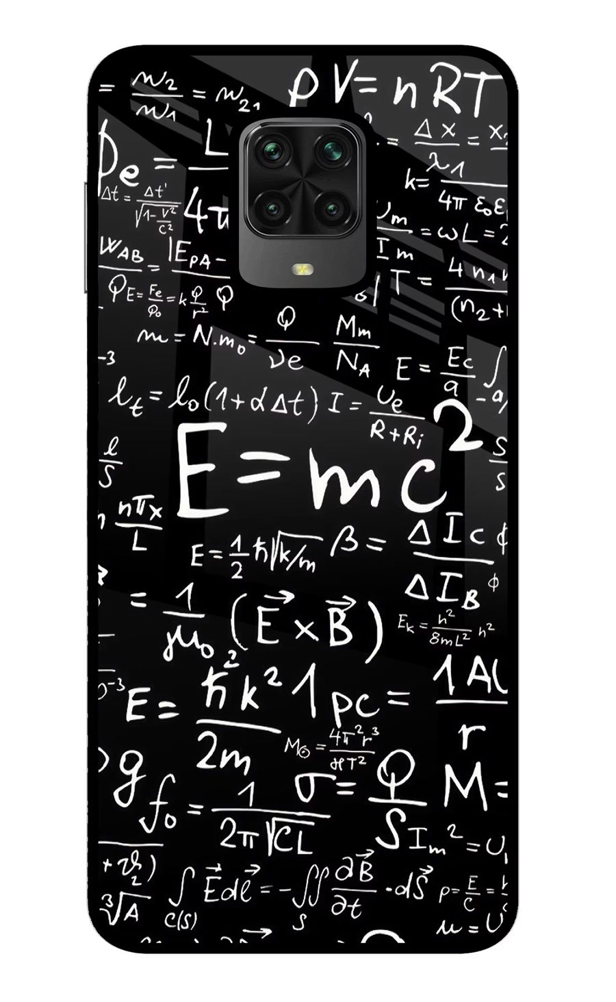 Physics Formula Poco M2 Pro Back Cover, Metal case