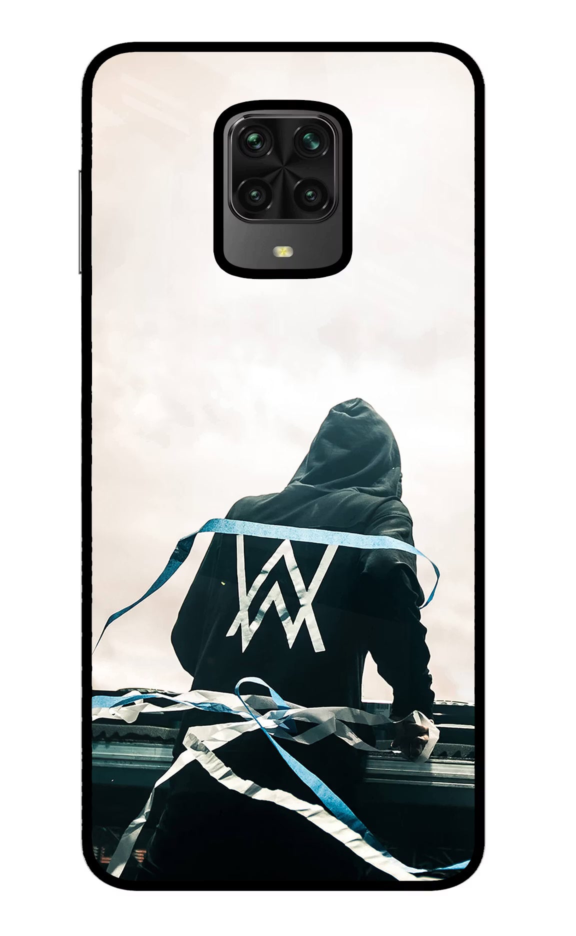 Alan Walker Poco M2 Pro Glass Case Back Cover by Casekaro
