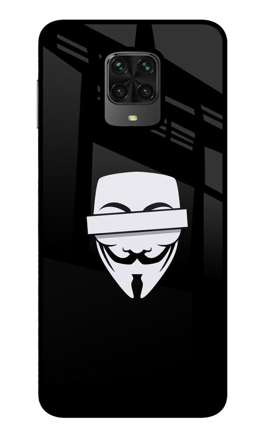 Anonymous Face Poco M2 Pro Glass Case