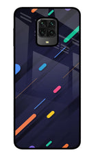 Abstract Design Poco M2 Pro Glass Case Back Cover by Casekaro