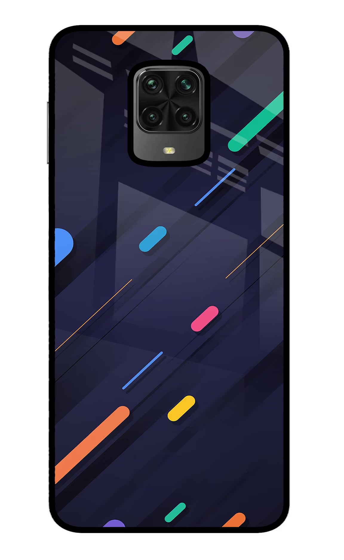 Abstract Design Poco M2 Pro Glass Case
