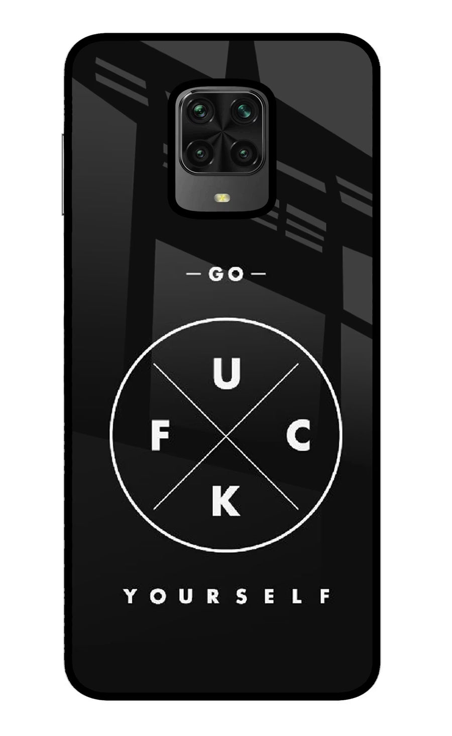 Go Fuck Yourself Poco M2 Pro Back Cover, Metal case