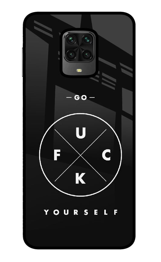 Go Fuck Yourself Poco M2 Pro Glass Case