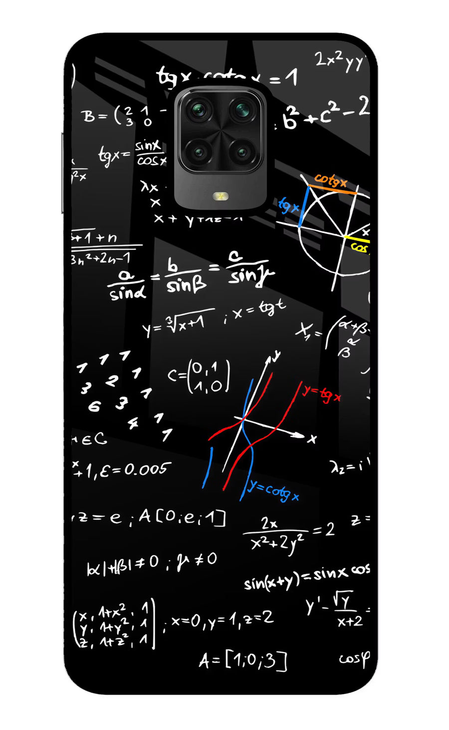Mathematics Formula Poco M2 Pro Back Cover, Metal case
