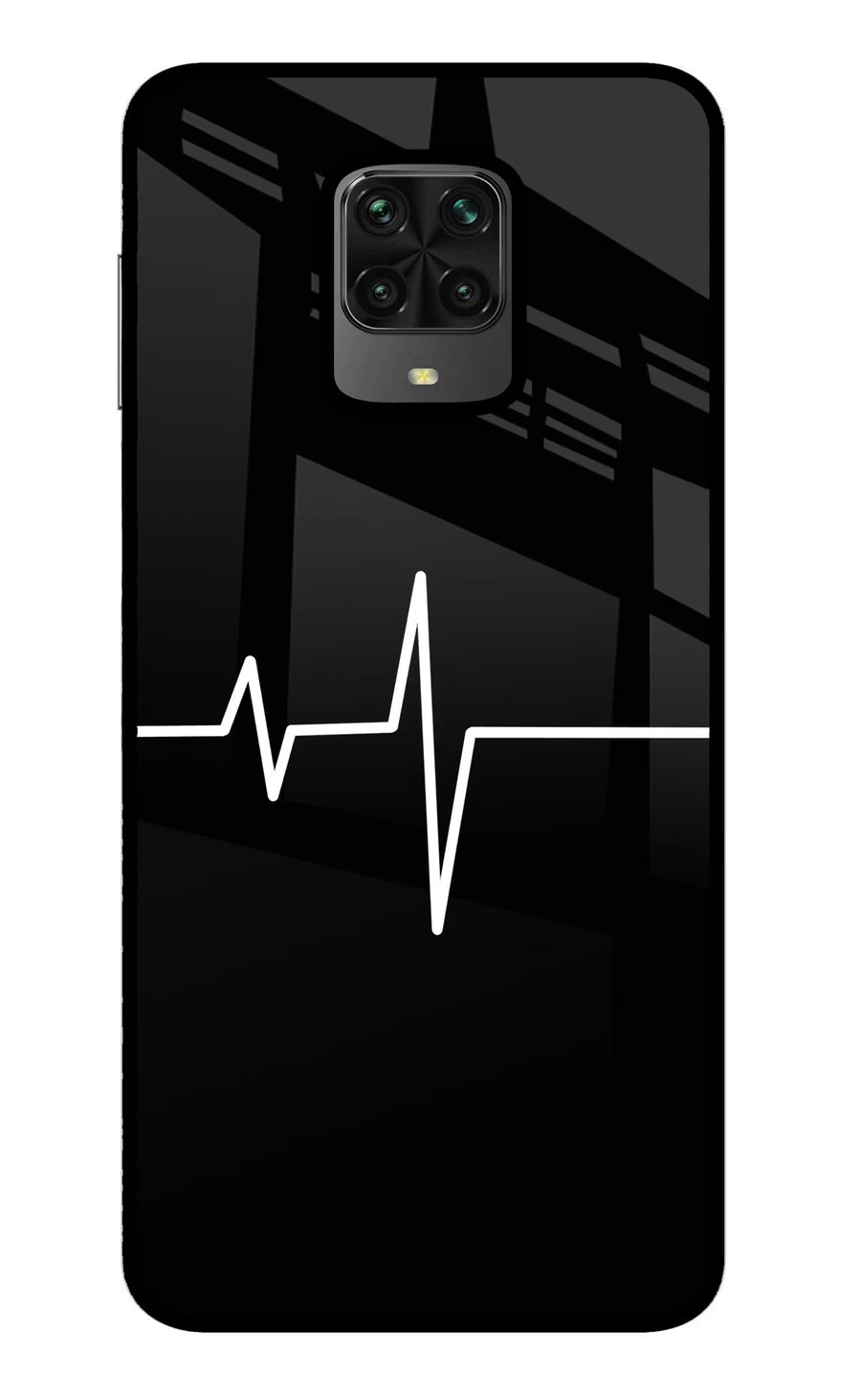 Heart Beats Poco M2 Pro Back Cover, Metal case