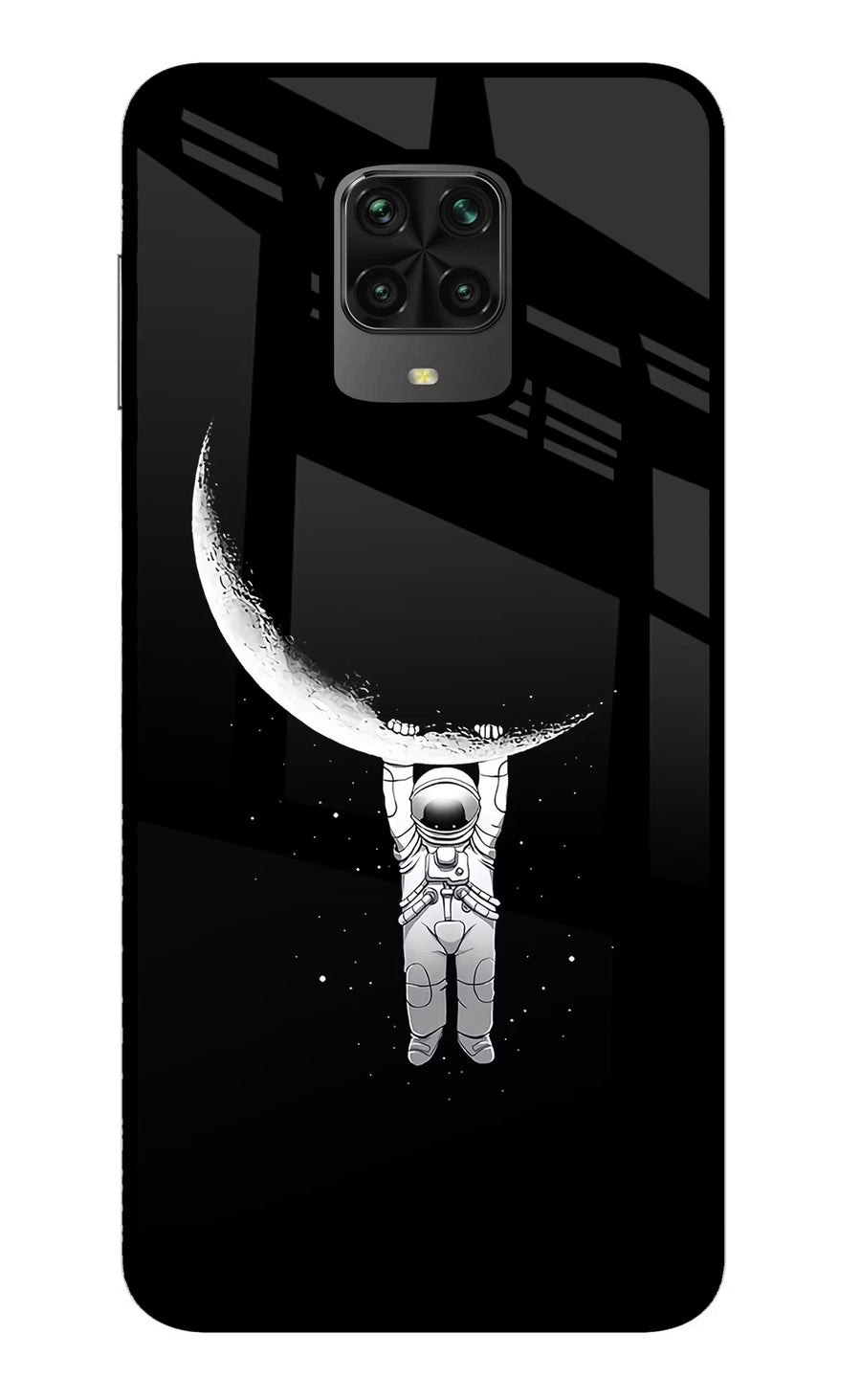 Moon Space Poco M2 Pro Back Cover, Metal case
