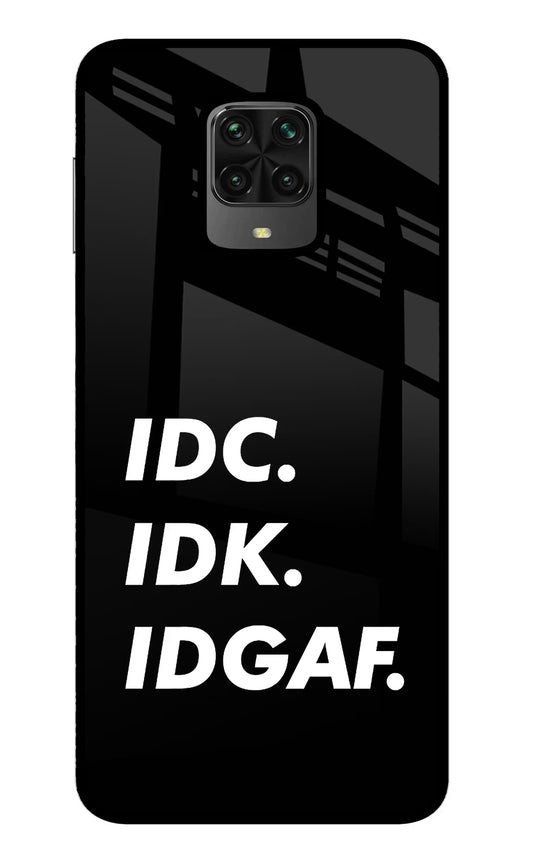 Idc Idk Idgaf Poco M2 Pro Glass Case