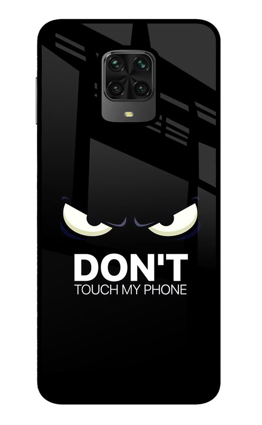 Don'T Touch My Phone Poco M2 Pro Glass Case