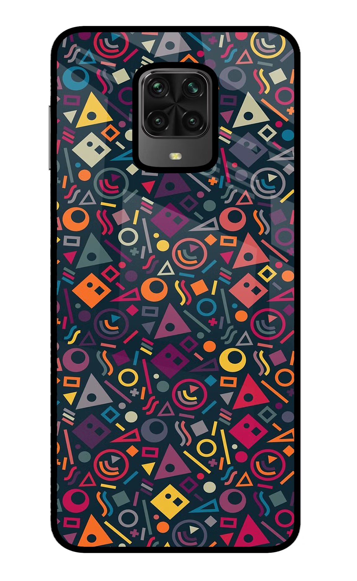Geometric Abstract Poco M2 Pro Glass Case